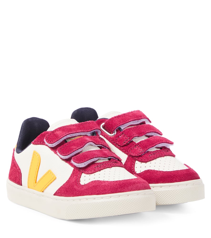 Veja Kids V-10 leather sneakers