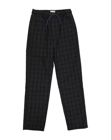 Kid Boy Pants Dark brown Size 14 Polyester, Cotton, Viscose, Elastane