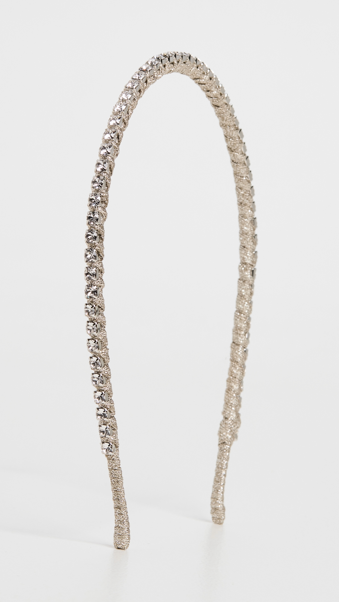 Lisbon Wrapped Headband Silver One Size