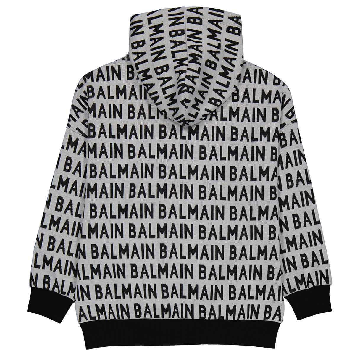 Monogram Hoodie in Black - Balmain