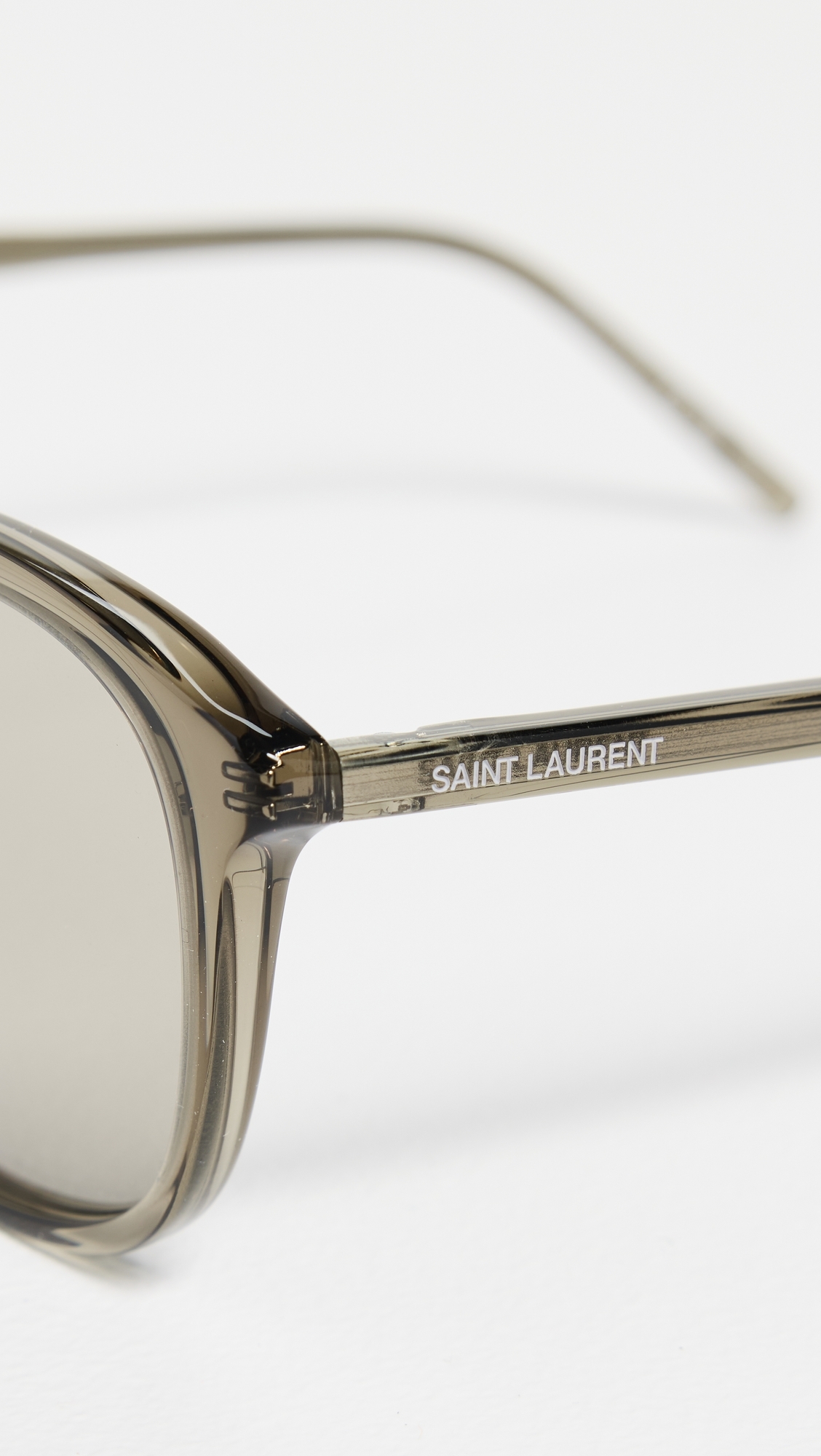 Saint Laurent SL 782 Sunglasses Brown-Brown-Grey One Size