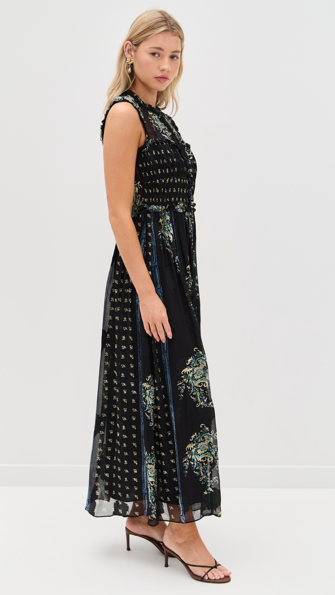 Kasia Sleeveless Midi Dress Twilight