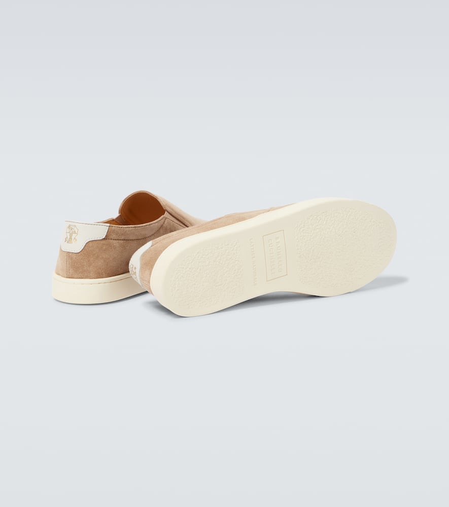 Brunello Cucinelli Suede slip-on sneakers