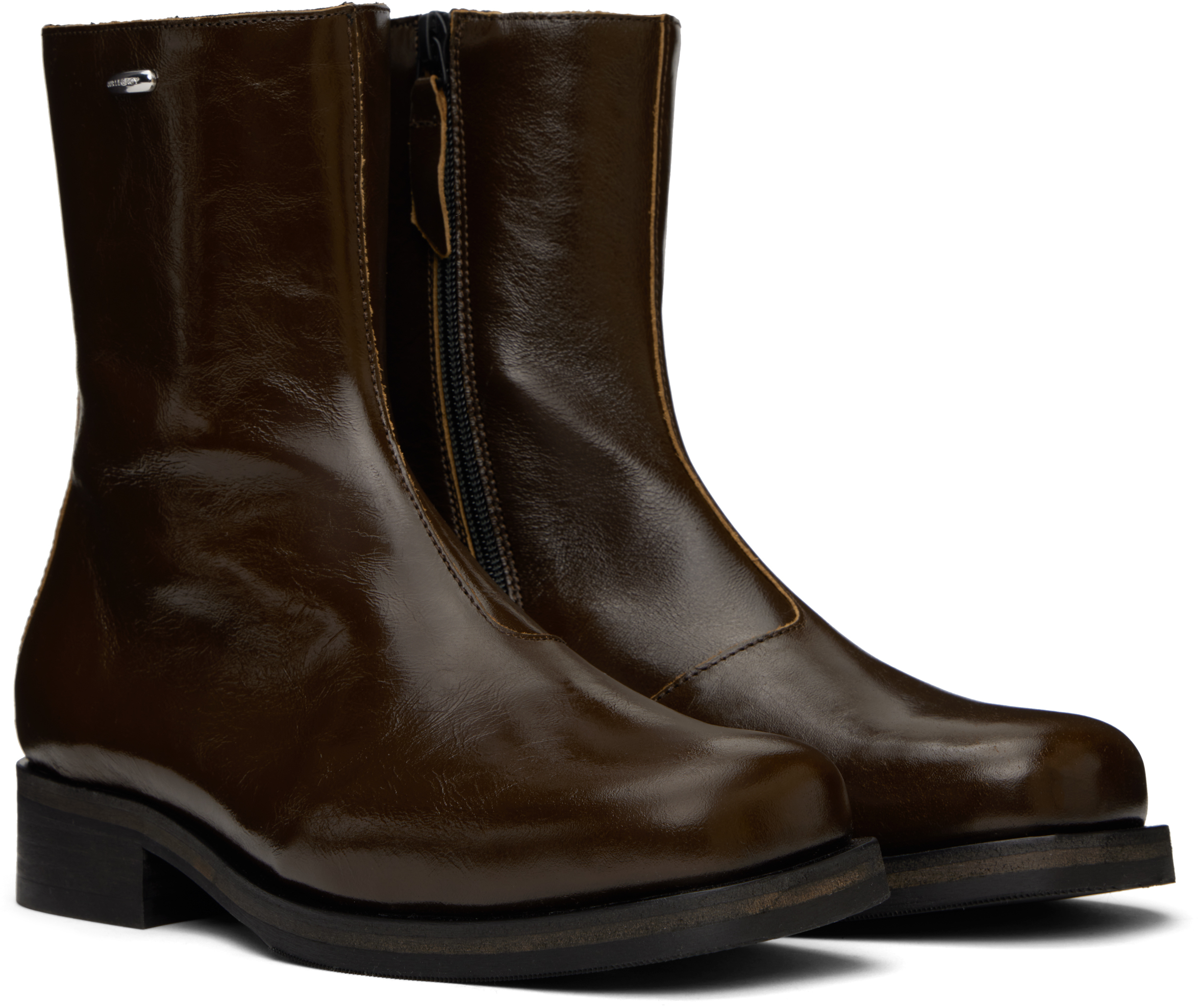 OUR LEGACY Brown Camion Boots