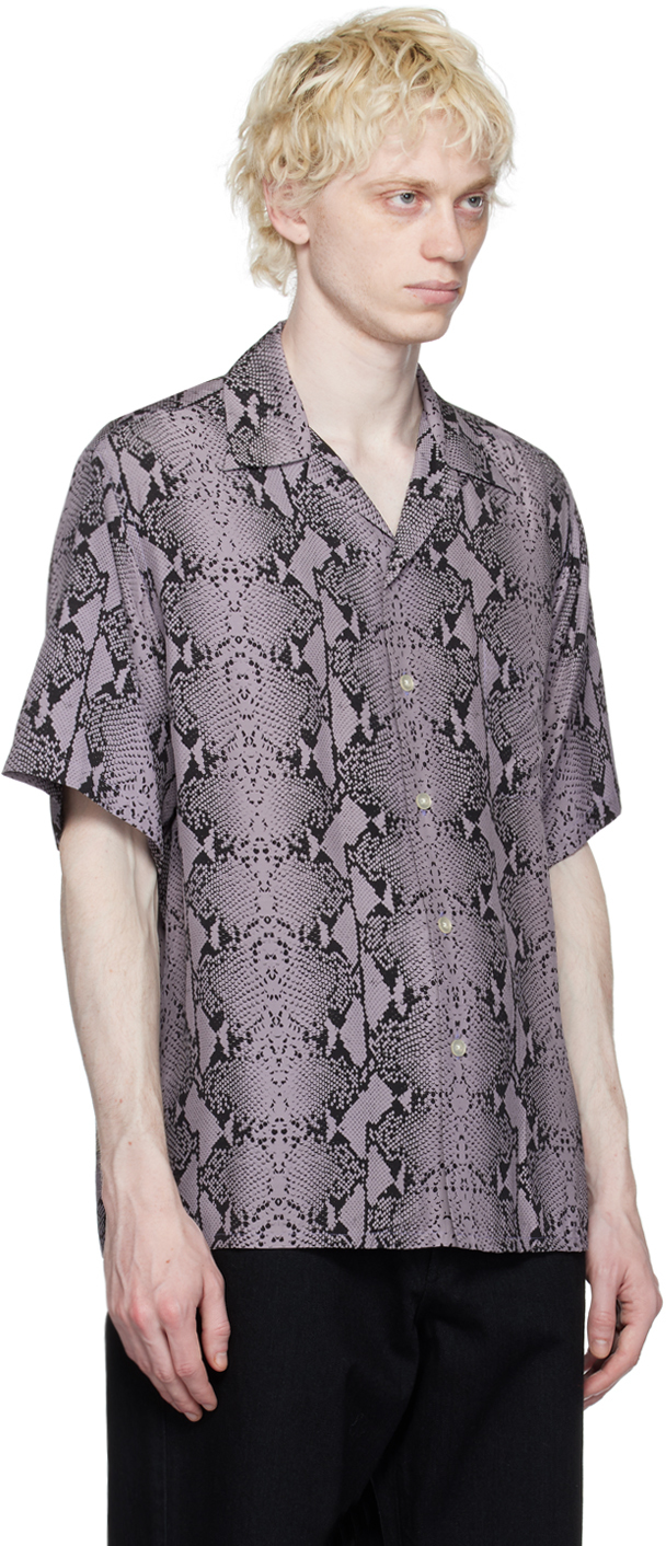 Wacko Maria purple python shirt - Realry: A global fashion sites ...