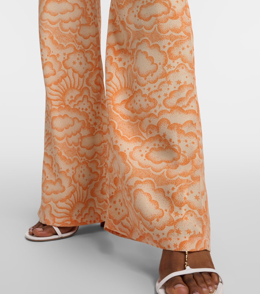 Stella McCartney Mid-rise silk pants