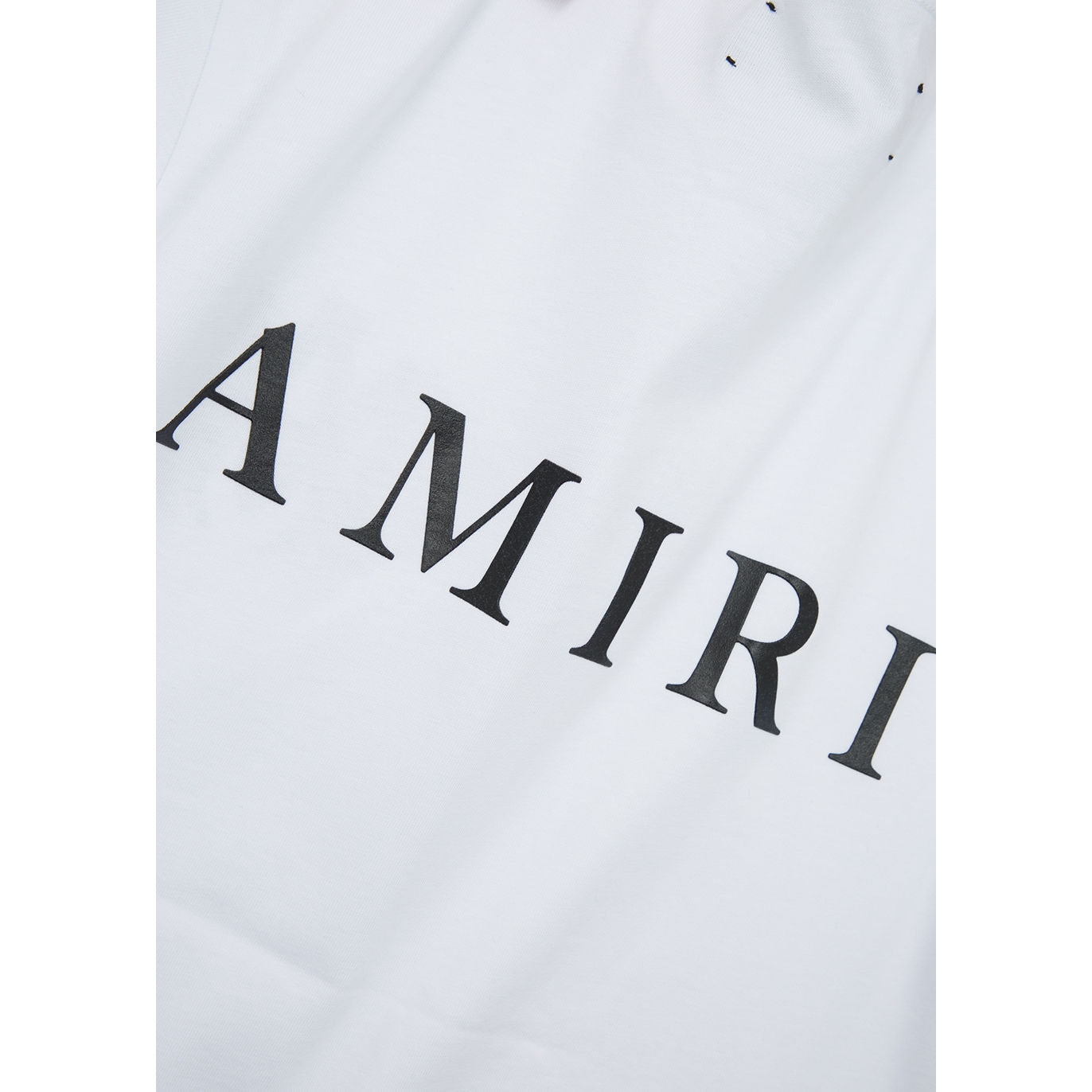Logo Cotton T Shirt in White - Amiri Kids
