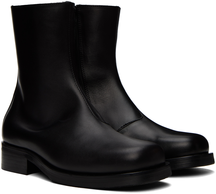 Black camion boots