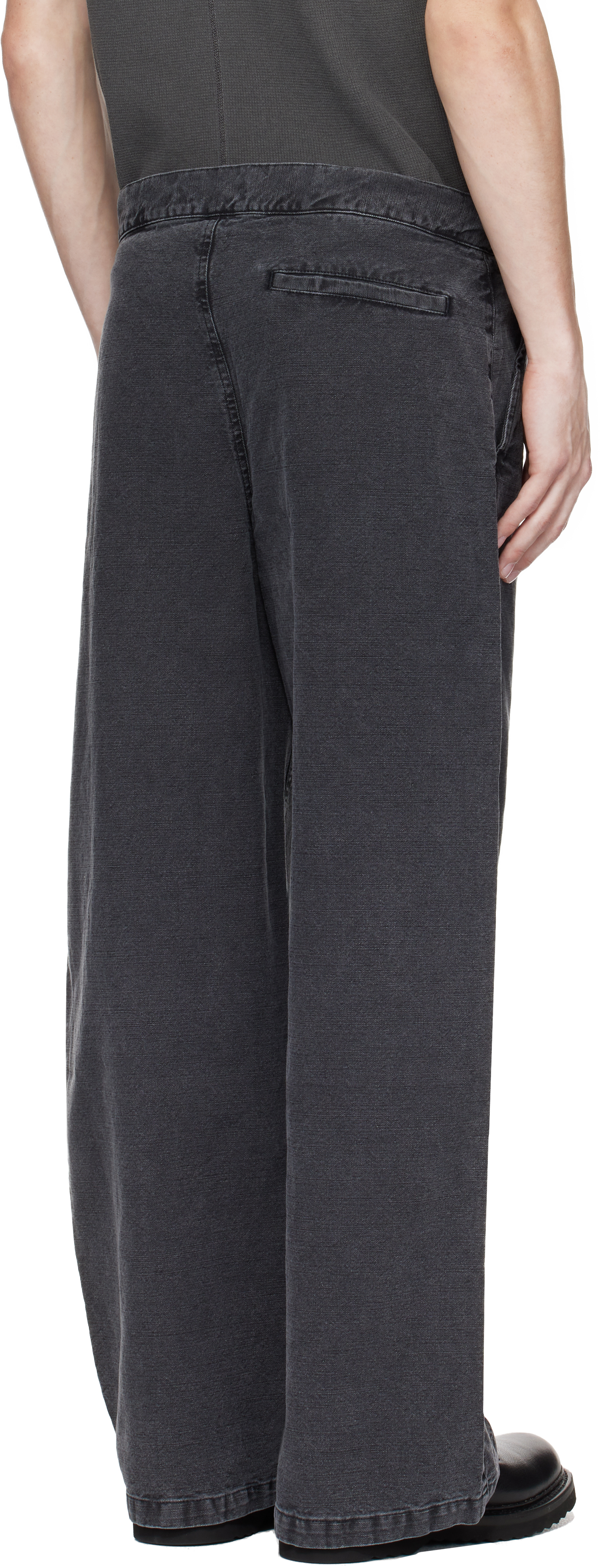 OUR LEGACY Gray Stern Chino Trousers