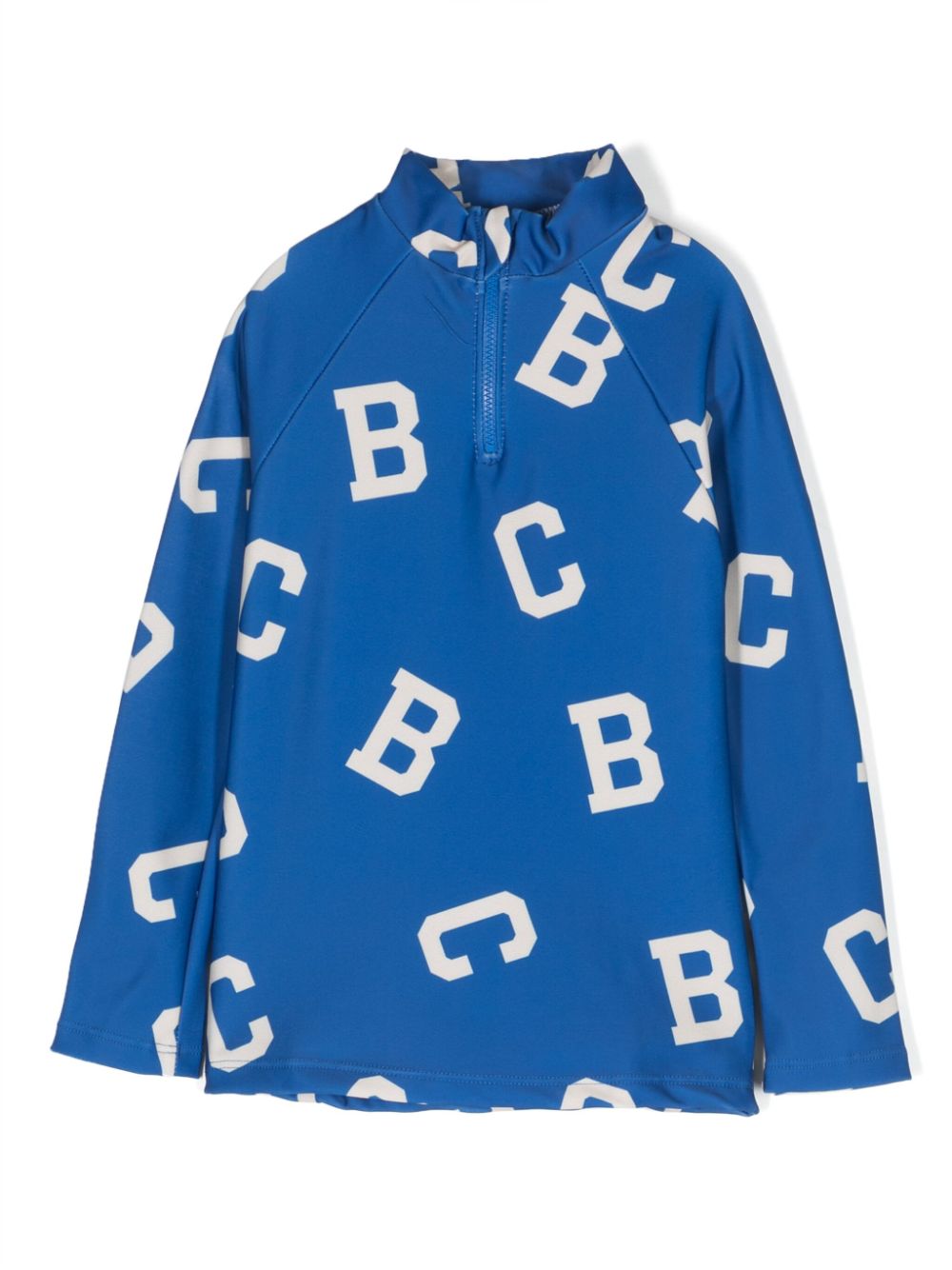 Bobo Choses all-over logo-print sport shirt - Blue 223AC027