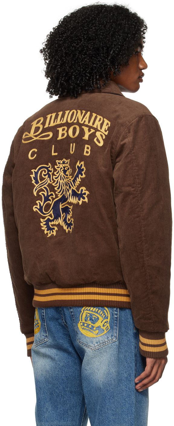 Billionaire Boys Club wool blend bomber jacket brown color buy on Cheap  Rvce Jordan outlet