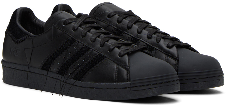 adidas Originals Superstar sneakers in triple black