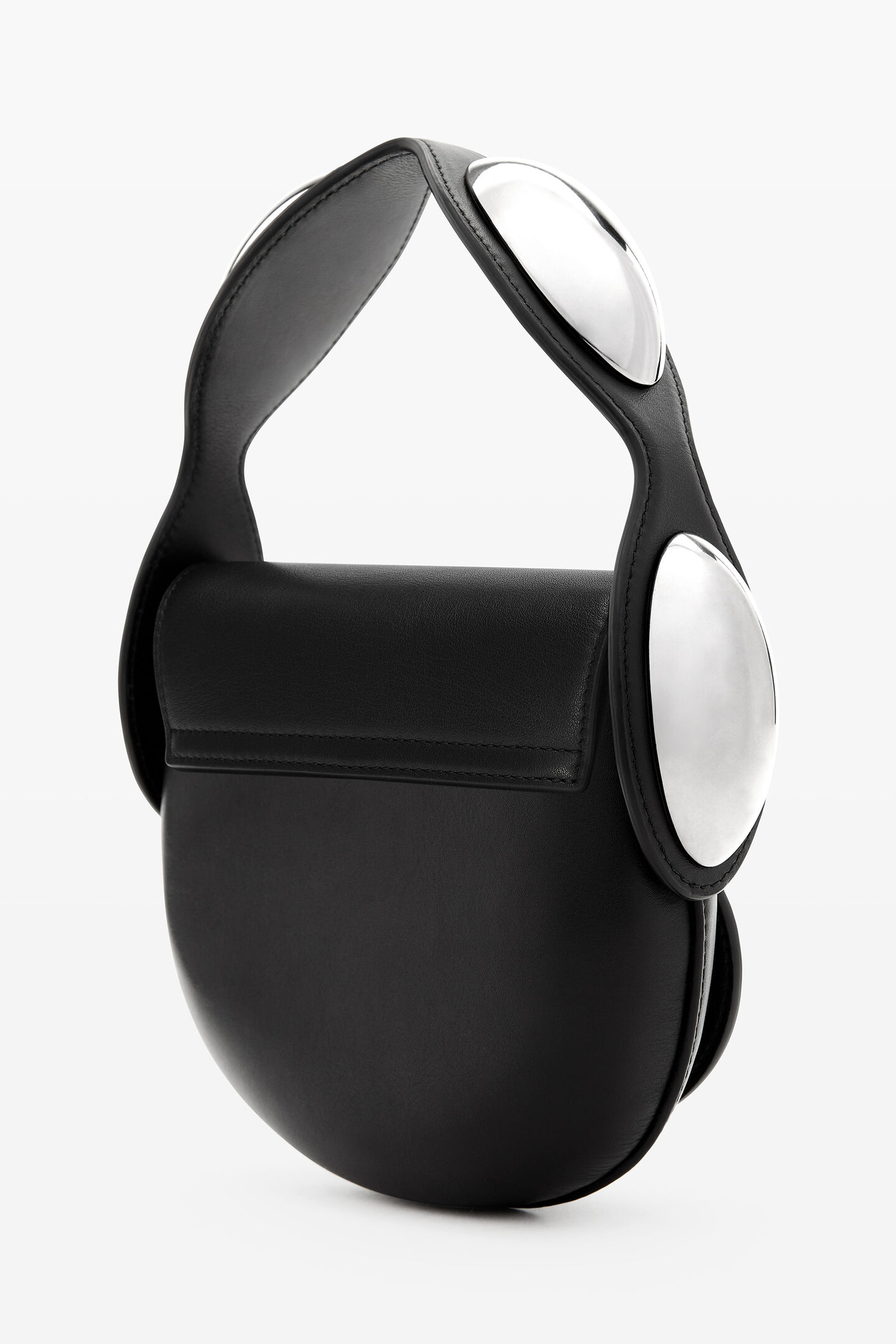 Women's Dome Mini Bag In Smooth Cow Leather Black