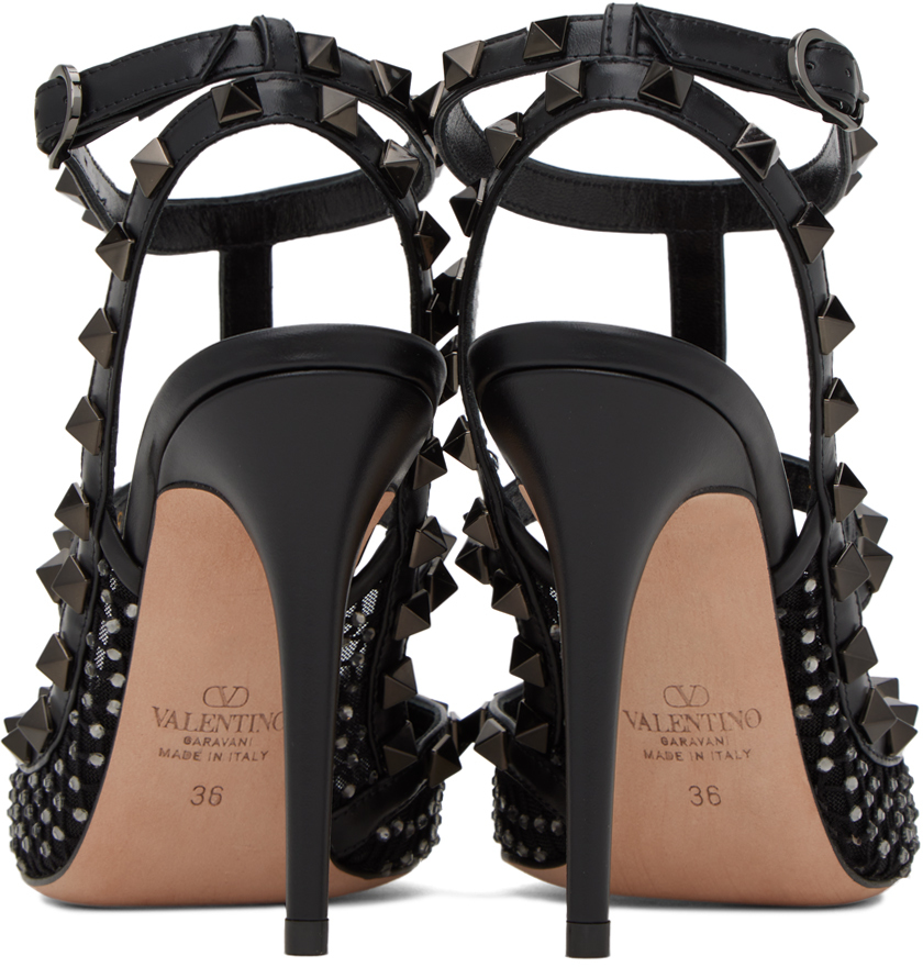 Valentino Garavani Black Rockstud Heels