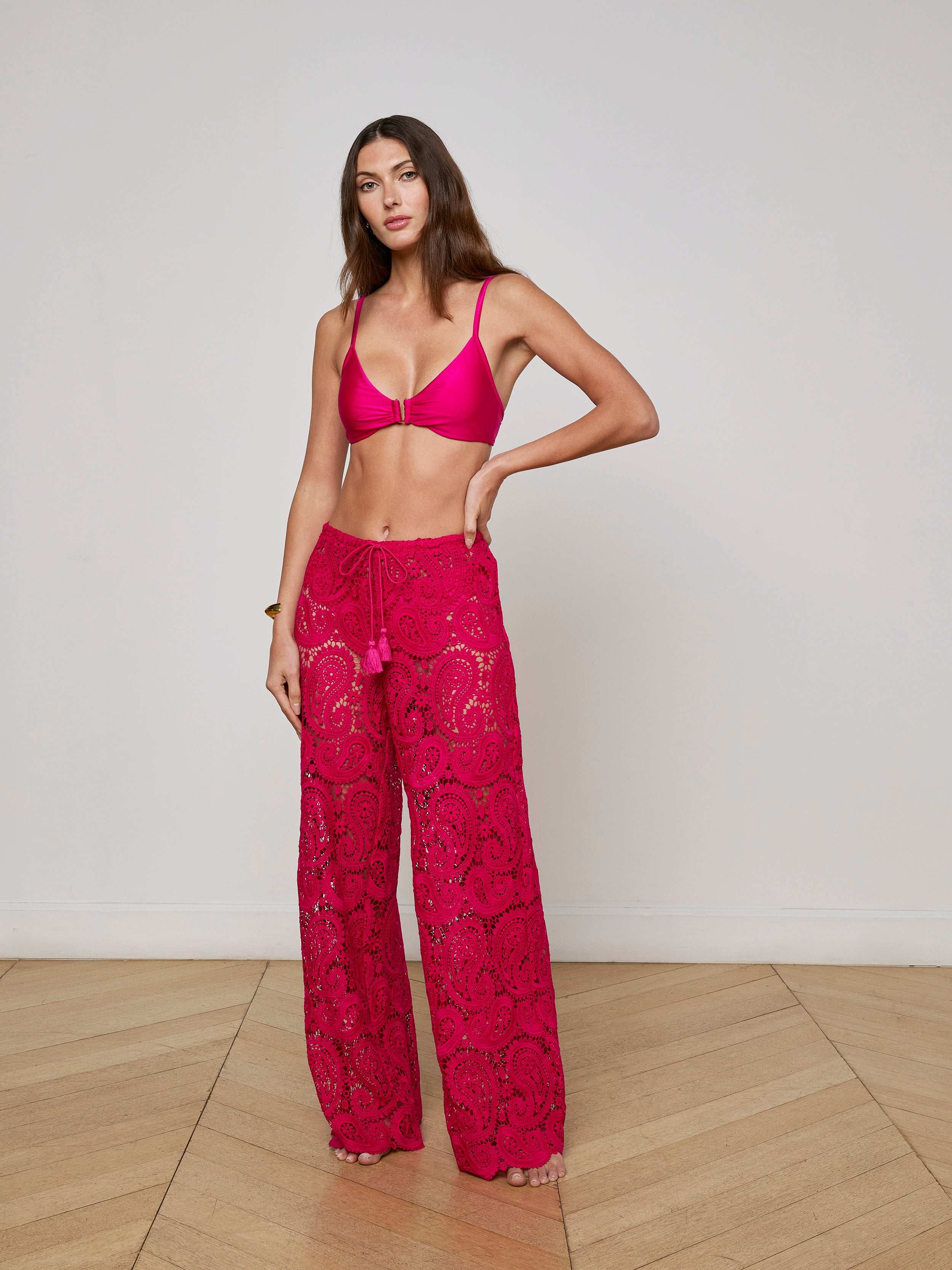 Geraldine Cover-Up Pants In Fuschia