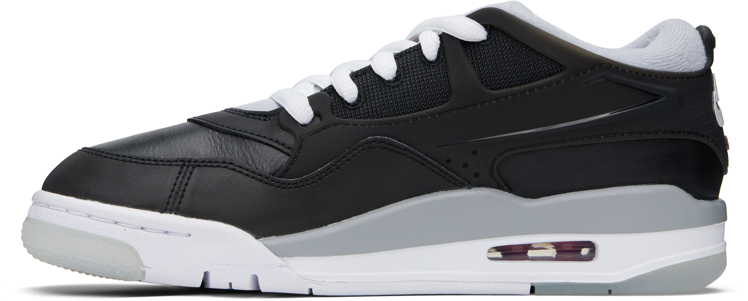 Nike Jordan 남성 블랙 & 그레이 에어 조던 4 RM 스니커즈 251445M237039