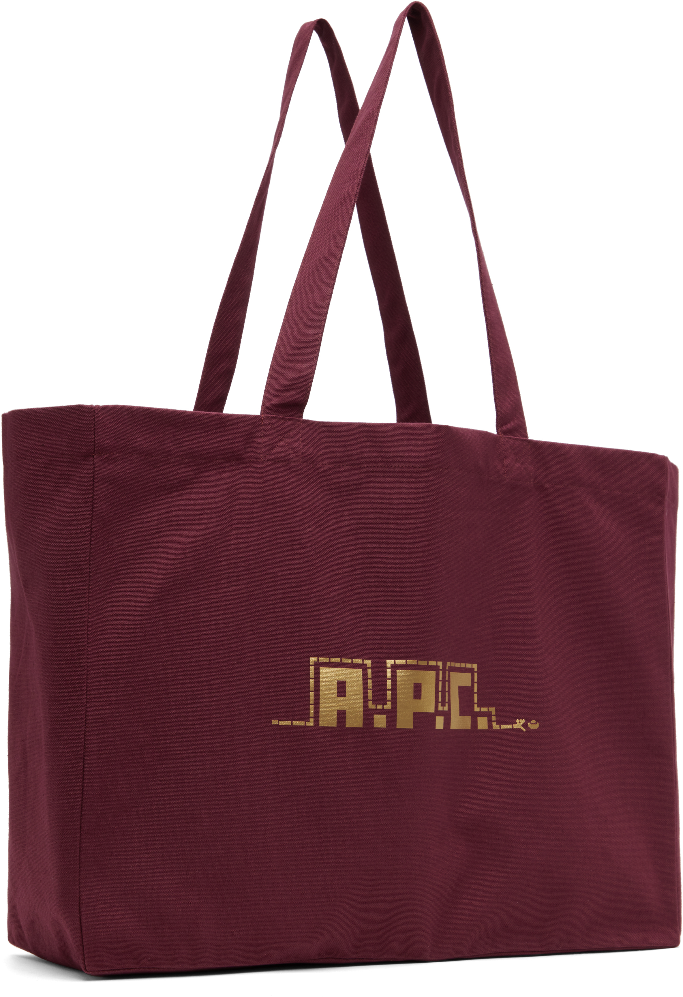 A. P.C. Burgundy Lunar New Year 2025 Diane Shopping Tote