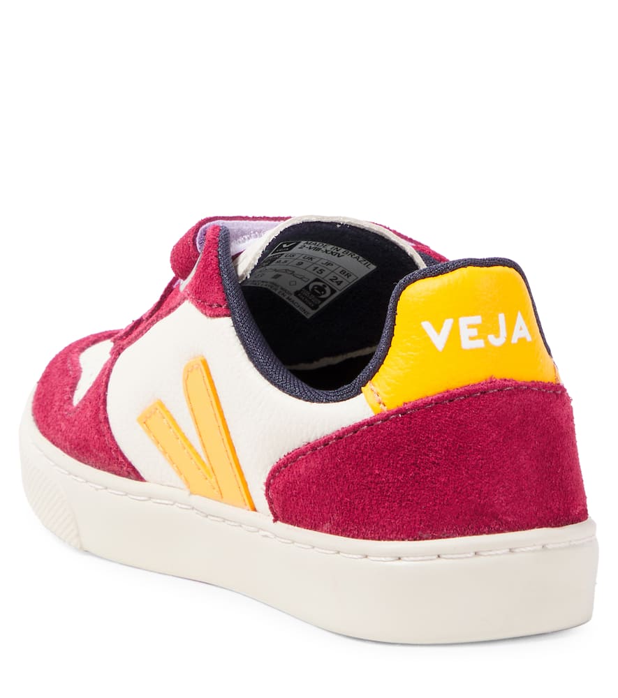 Veja Kids V-10 leather sneakers
