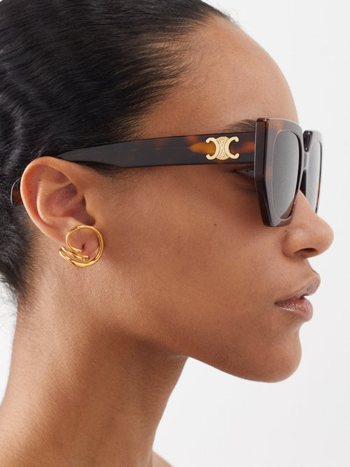 Celine Oversized Square Acetate Sunglasses