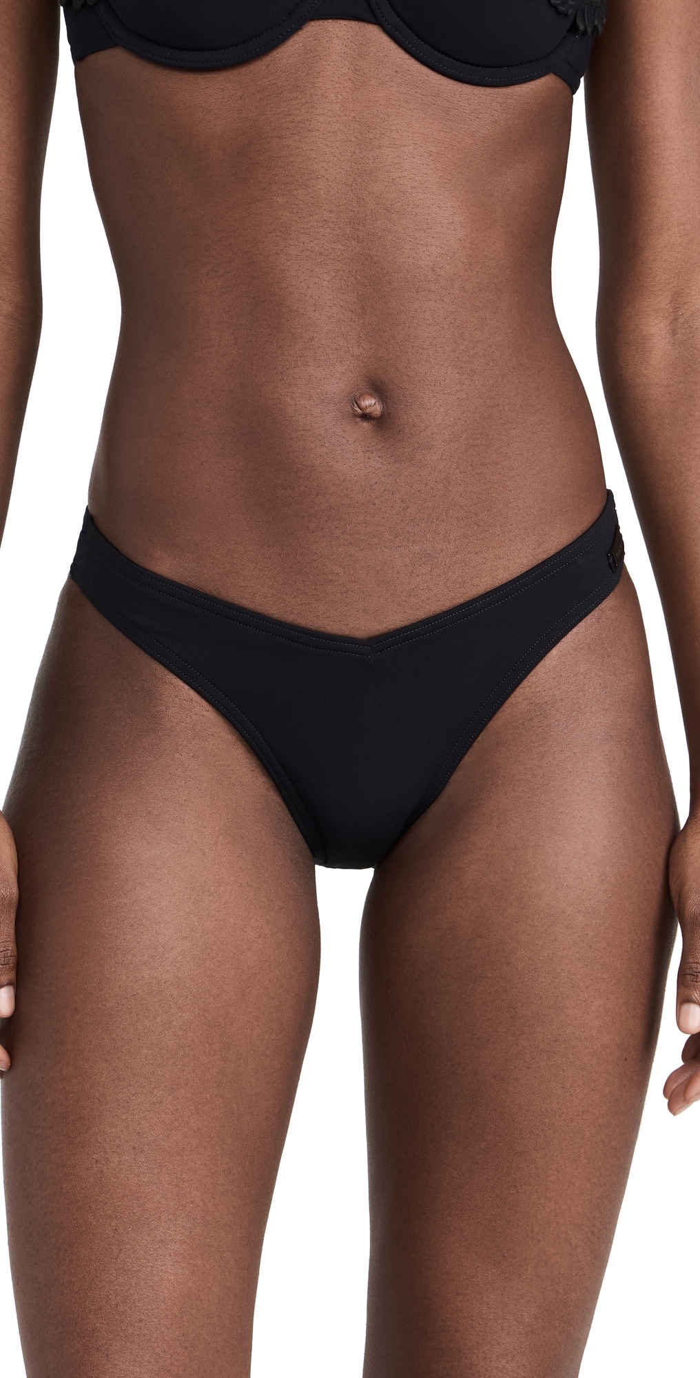 Separates V Bikini Bottoms Black