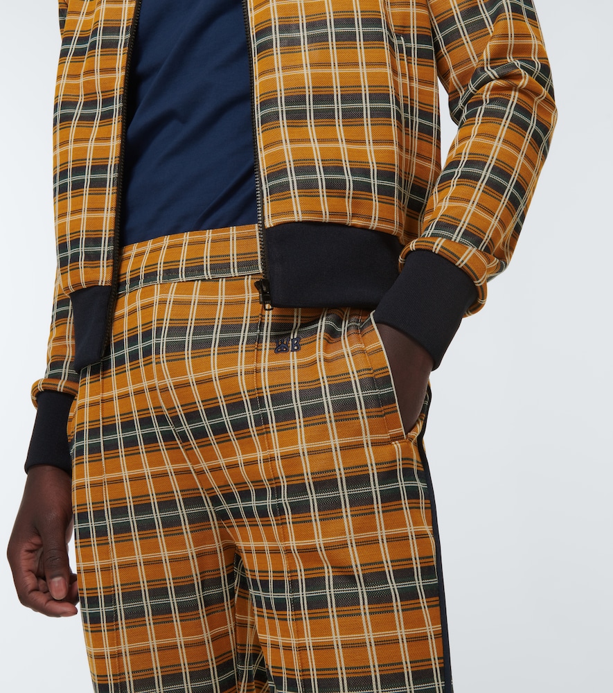 Samuel checked track pants