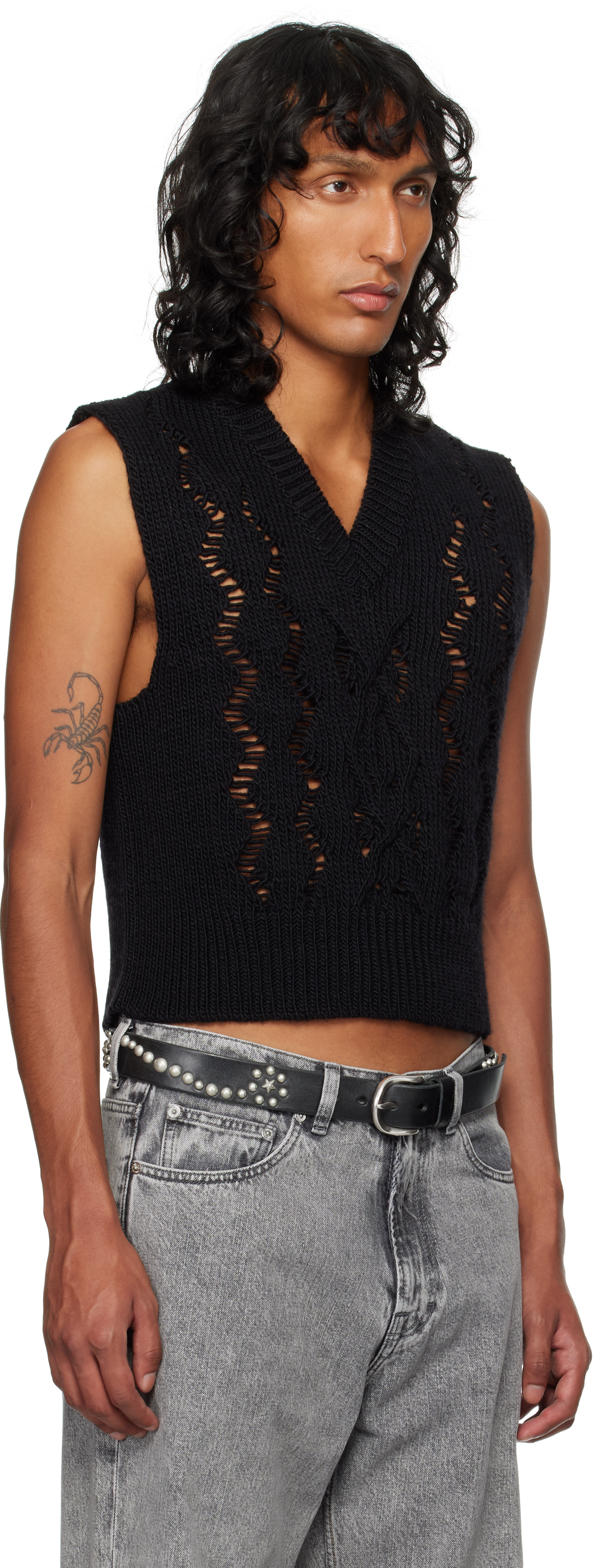 OUR LEGACY Black Cable Michigan Vest