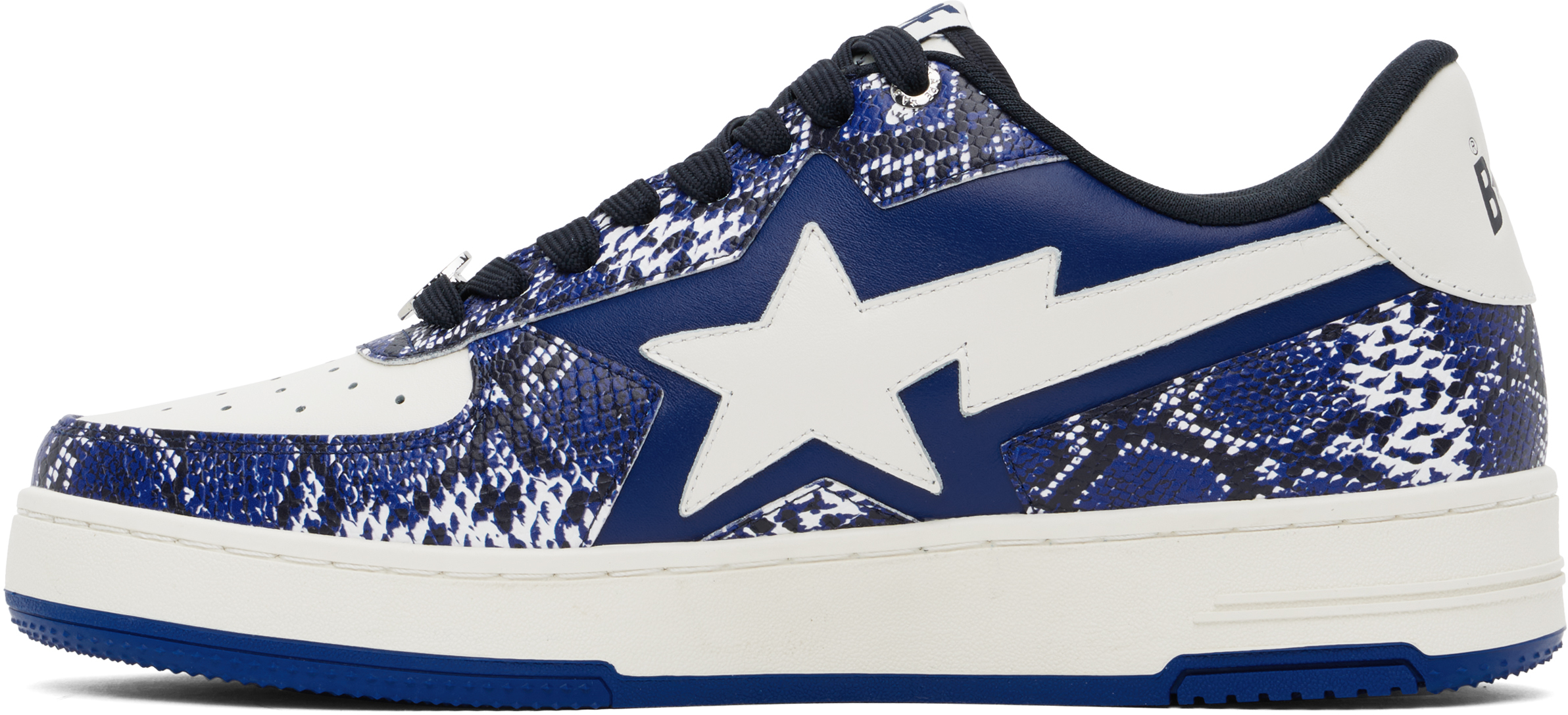 BAPE SSENSE Exclusive Blue & White Tape STA Sneakers