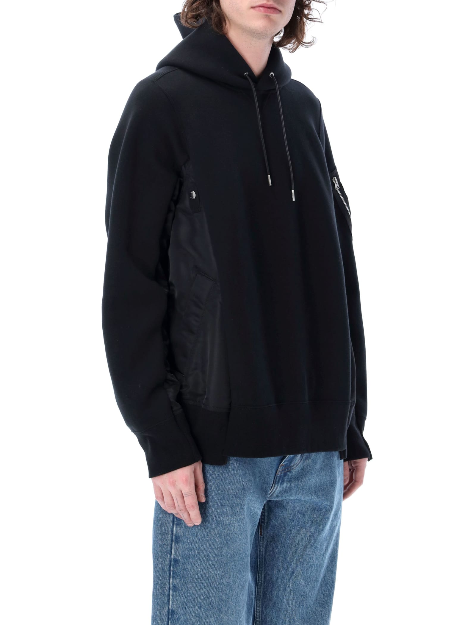 Sacai Sponge Sweat X Ma-1 Hoodie - Realry: Your Fashion Search Engine