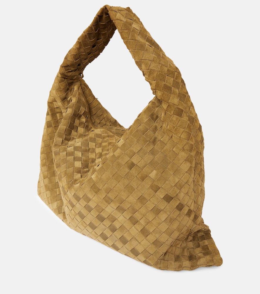 Hop Large suede tote bag