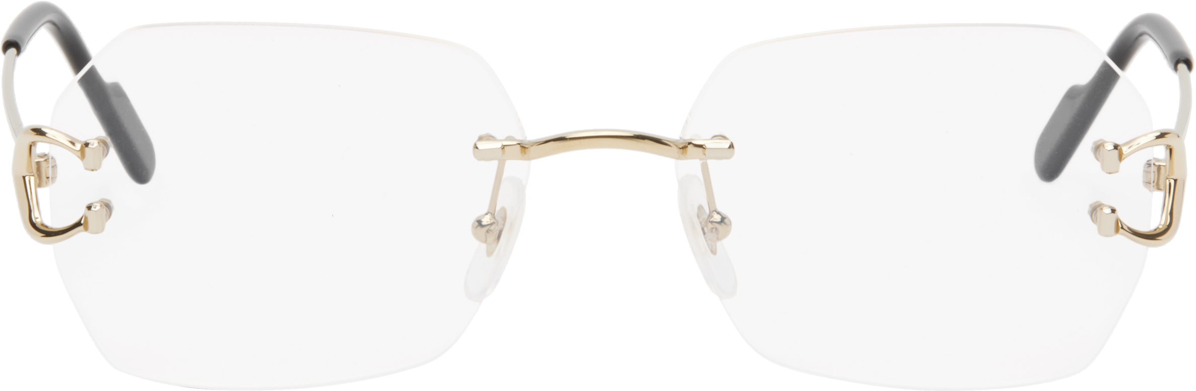 Gold 'Signature C de ' Glasses