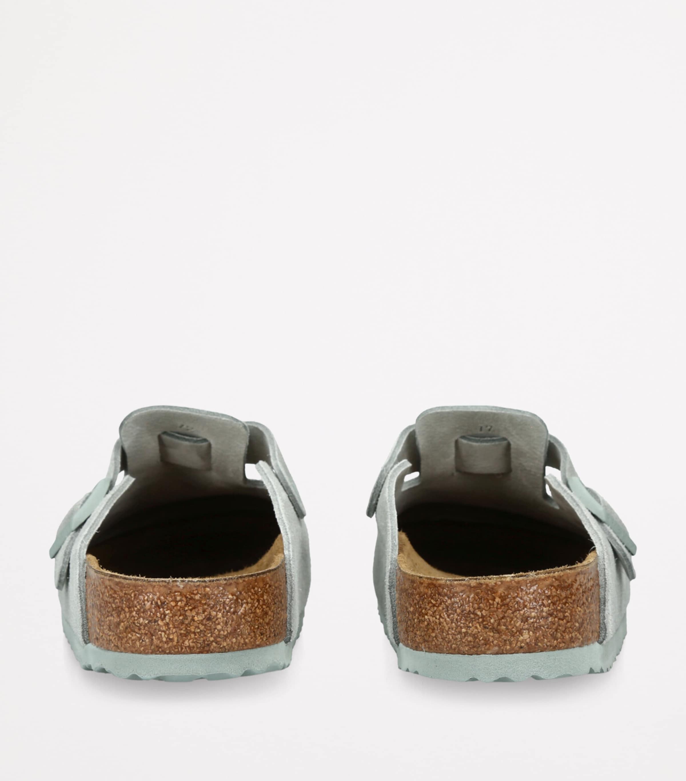 Suede Boston Clogs