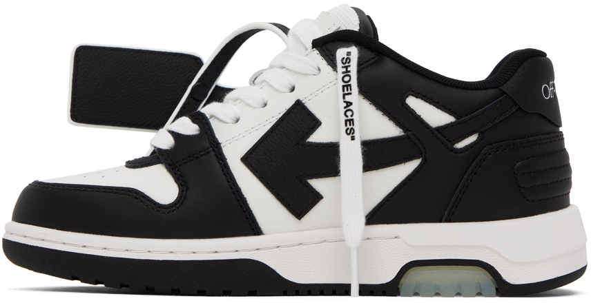 OFF-WHITE Black & White Out Of Office Sneakers - Realry: Your Fashion  Search Engine