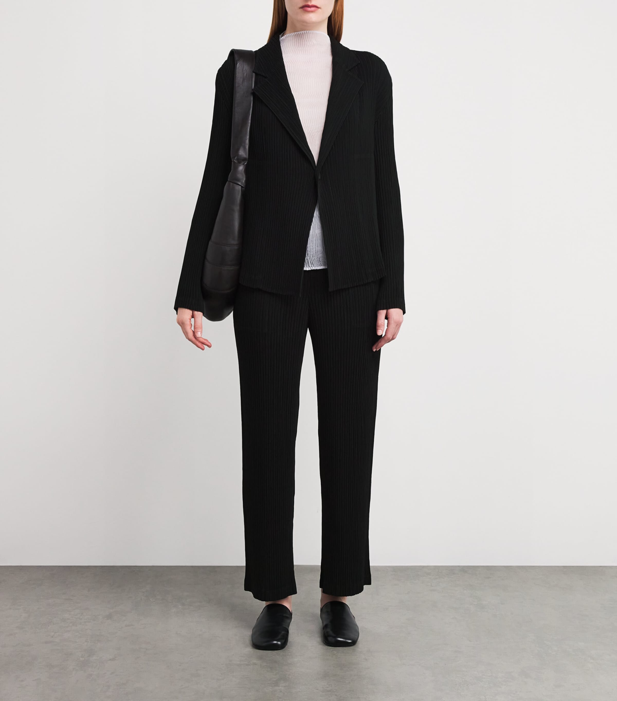 Issey Miyake Hatching Pleats Trousers