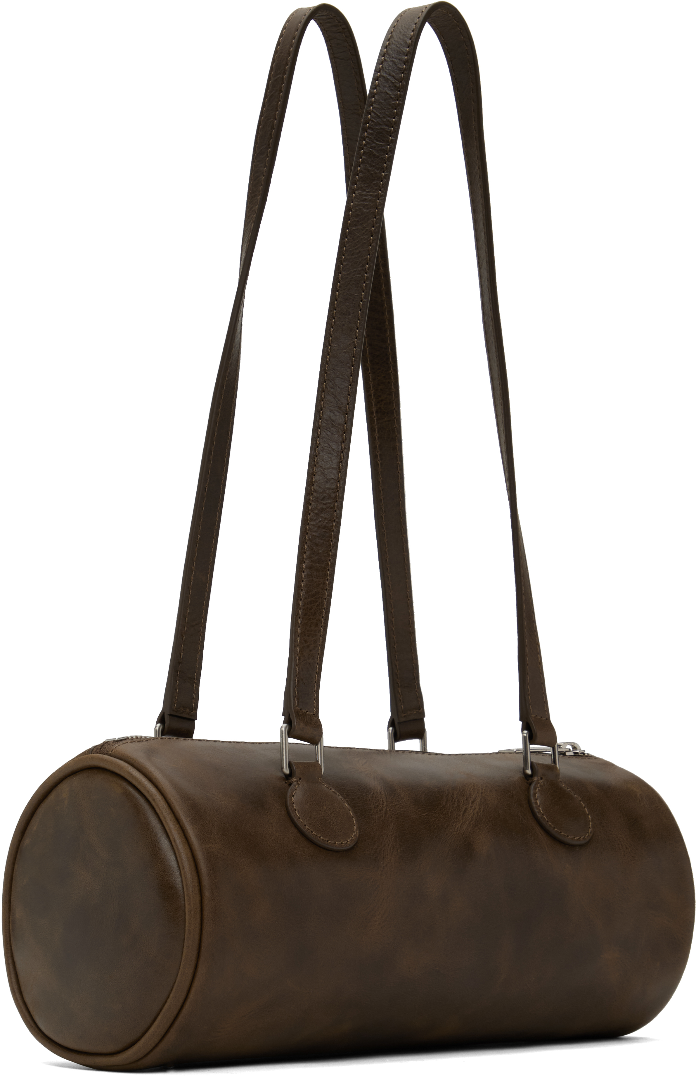 MARGESHERWOOD Brown Log Medium Bag