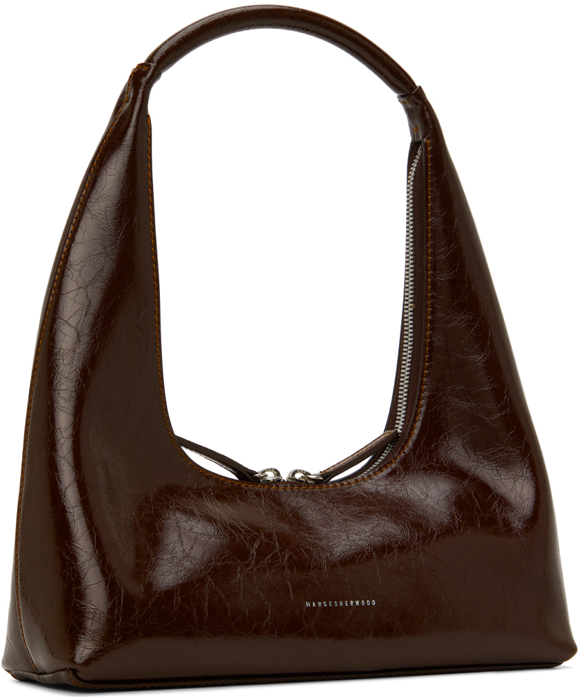 Marge Sherwood Brown Large Leather Shoulder Bag - Realry: Your