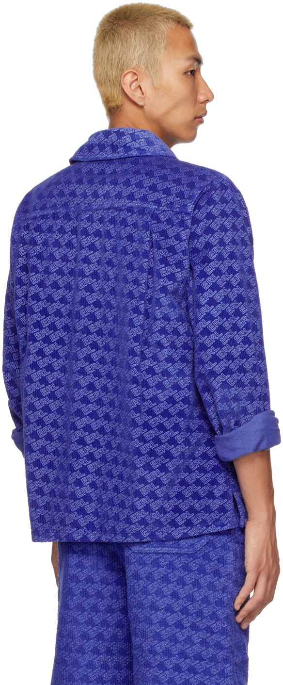 Blue print shirt