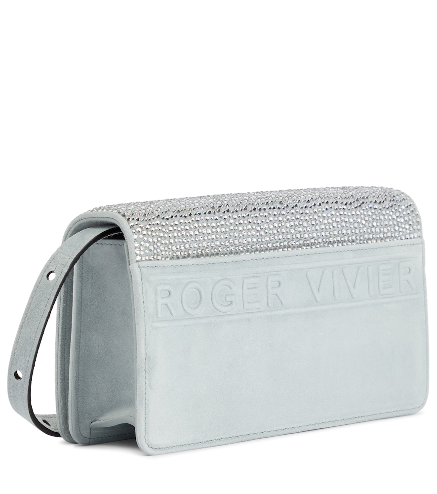 Viv Choc Leather Shoulder Bag in Black - Roger Vivier