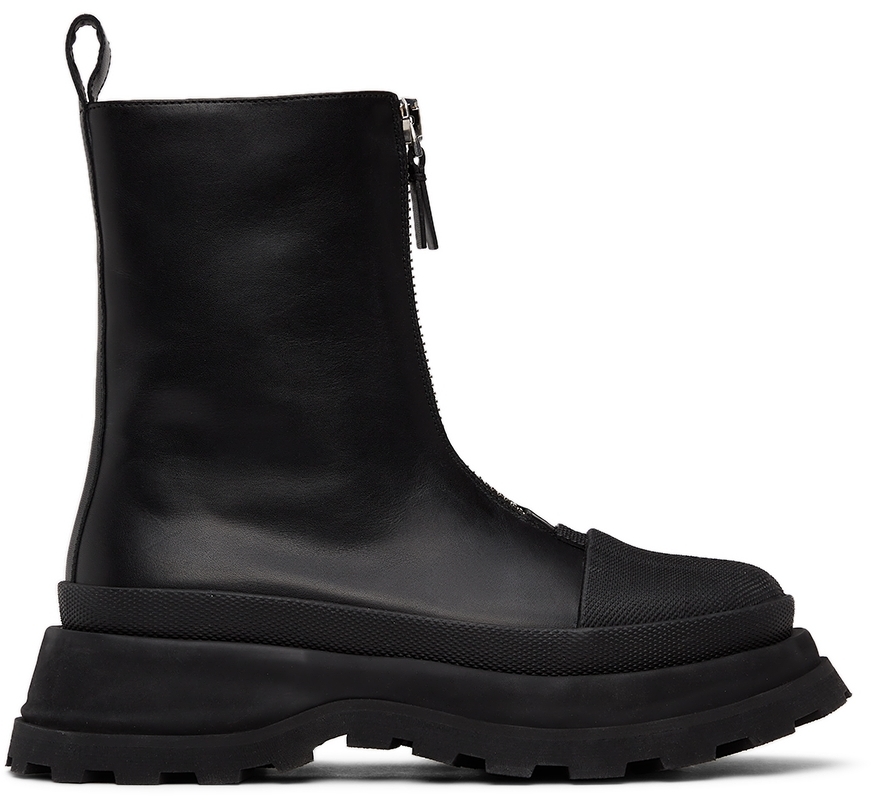 JIL SANDER センタージップ ブーツ-