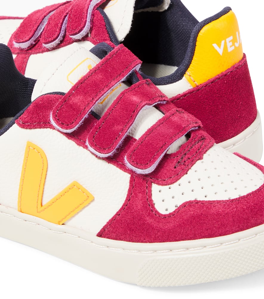 Veja Kids V-10 leather sneakers