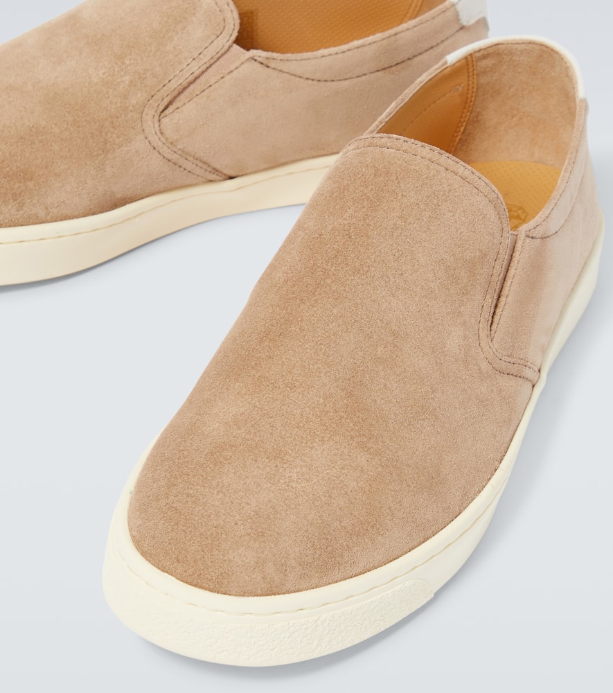 Brunello Cucinelli Suede slip-on sneakers