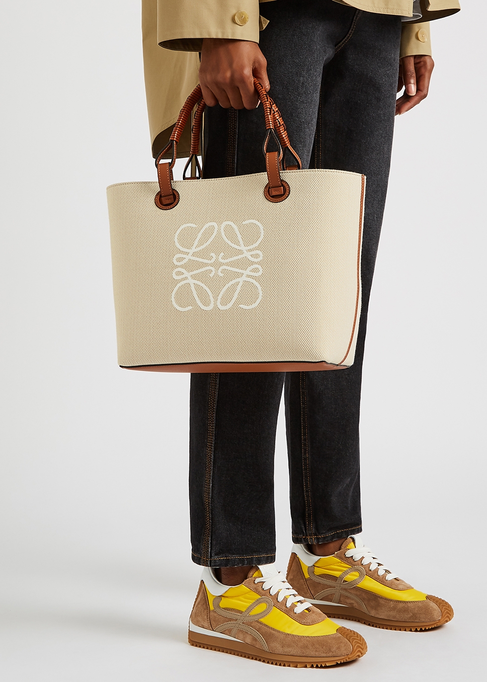 Loewe Anagram Small Canvas Tote