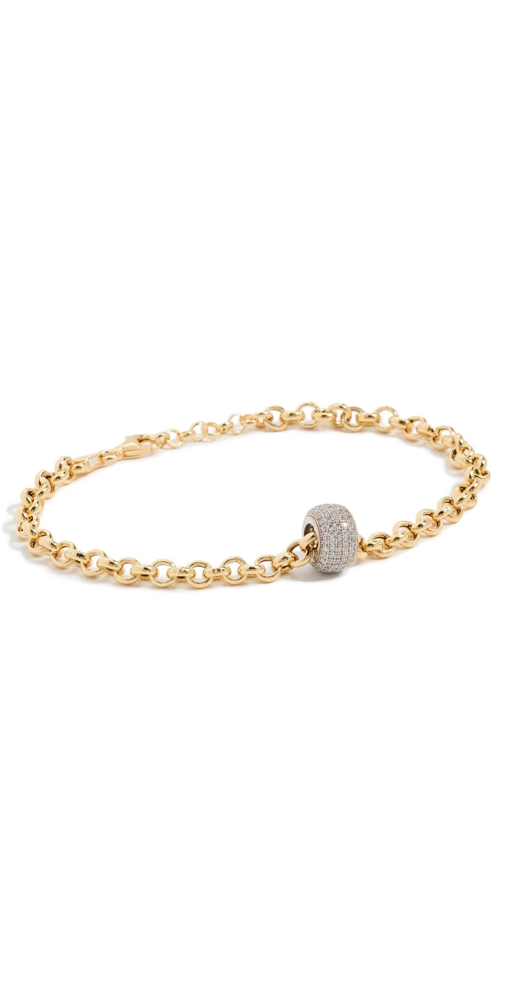 Gaia Pave Bracelet Gold One Size