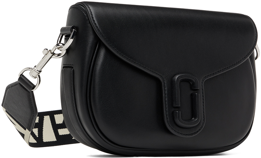 Marc Jacobs Black 'The J Marc' Saddle Bag