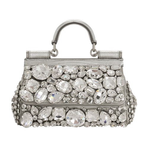 Dolce & Gabbana Kim Mini Rhinestone Sicily Bag