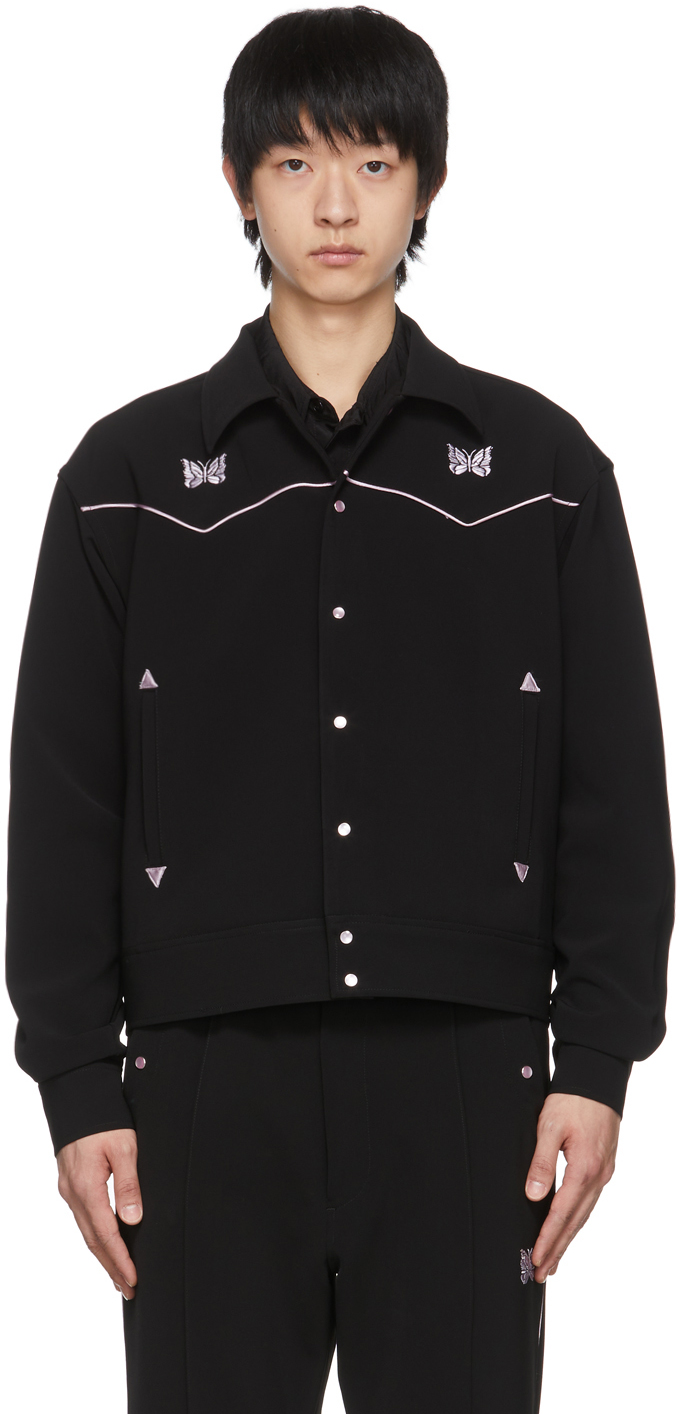 Needles black piping cowboy jacket - Realry: A global fashion