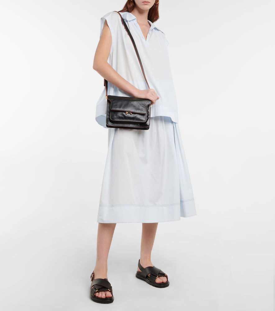 Marni Trunk Soft Medium Crossbody Bag - Grey for Women