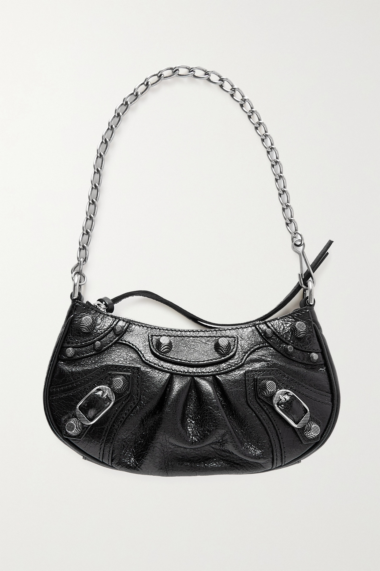 Le Cagole Mini Leather Shoulder Bag