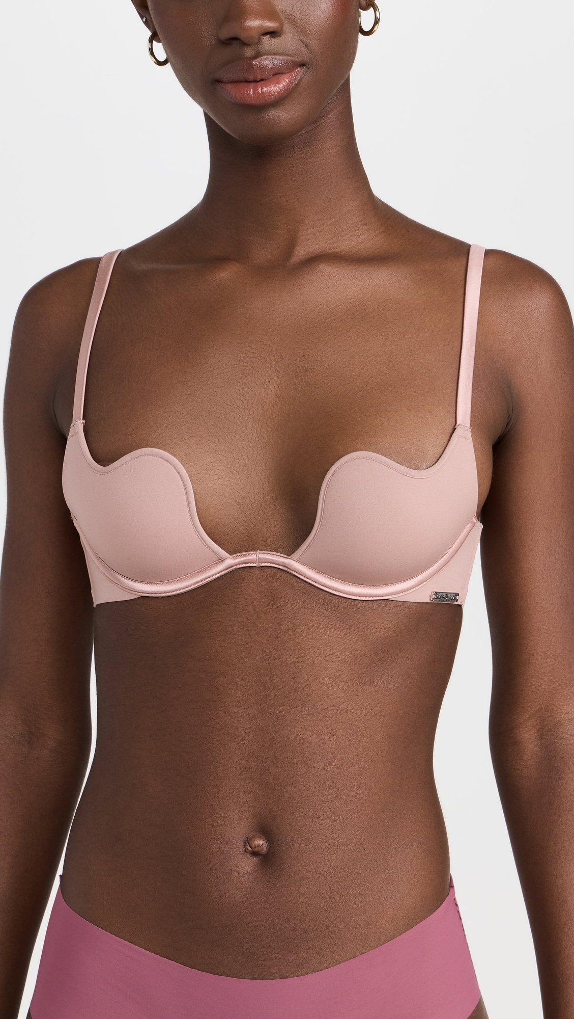 Le Stretch Micro U-Plunge Bra Tan 34A