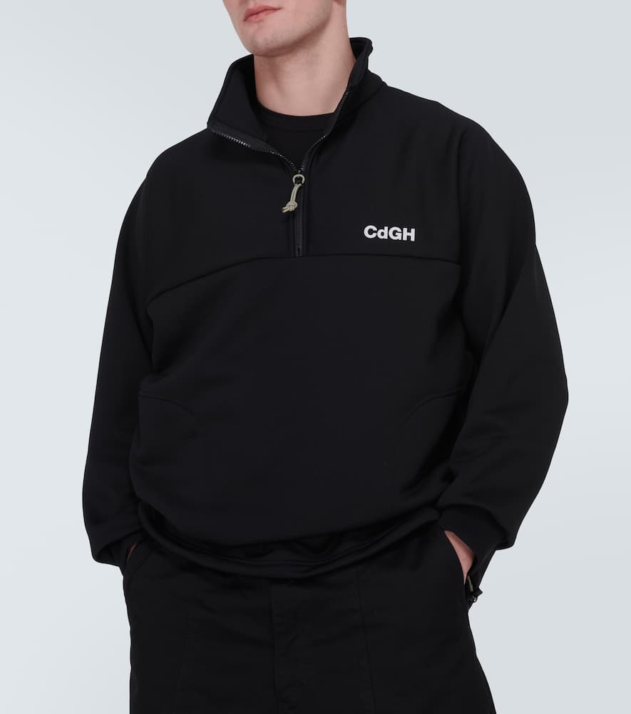 Comme des Garçons Homme Logo half-zip sweatshirt