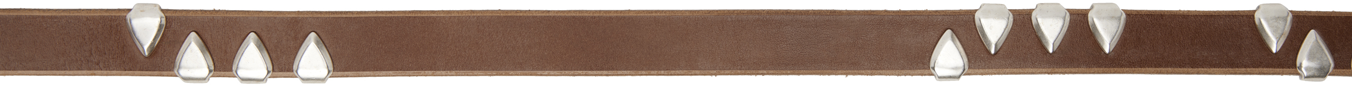 OUR LEGACY Tan 2 CM Belt